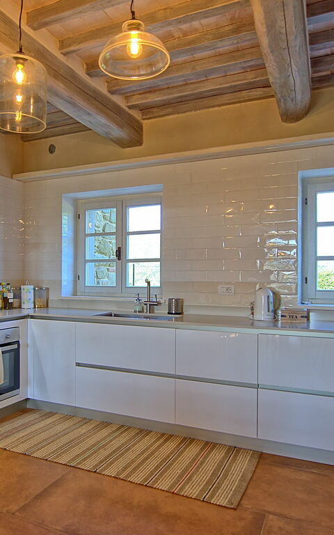 Villa Giacomo: Kök, Lunchrum