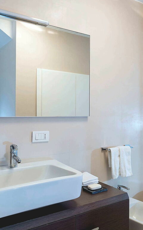 Villa Nettuno: Badrum