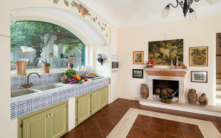 Villa San Ciro: Kök