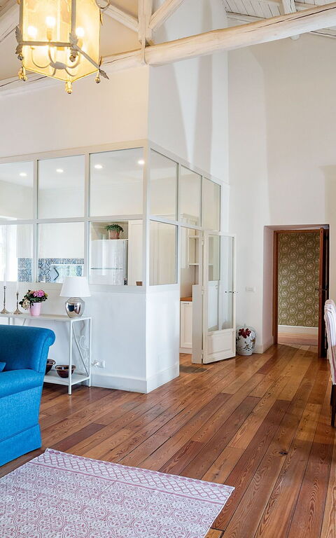 Villa La Capinera: Lunchrum, Vardagsrum