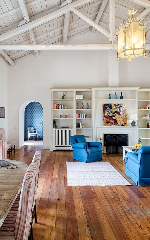 Villa La Capinera: Lunchrum, Vardagsrum