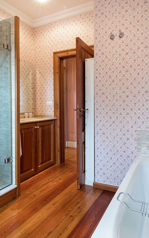 Villa La Capinera: Badrum