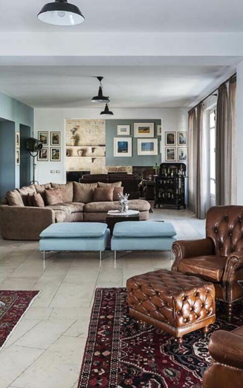 Villa Casi o Cantu: Vardagsrum