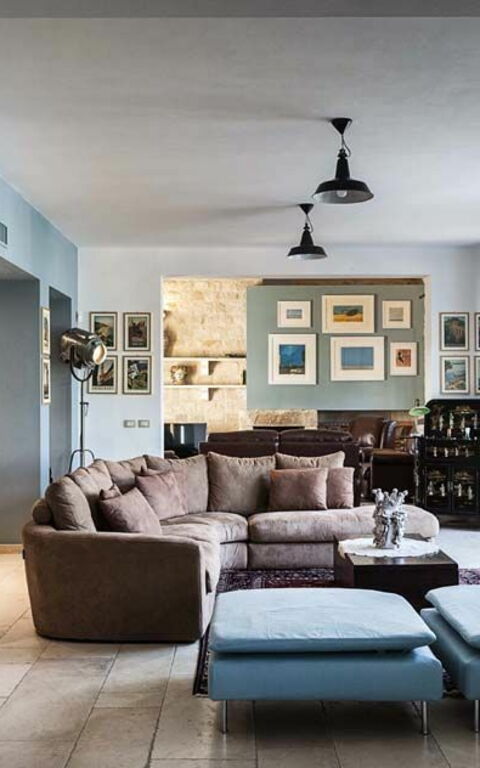 Villa Casi o Cantu: Vardagsrum