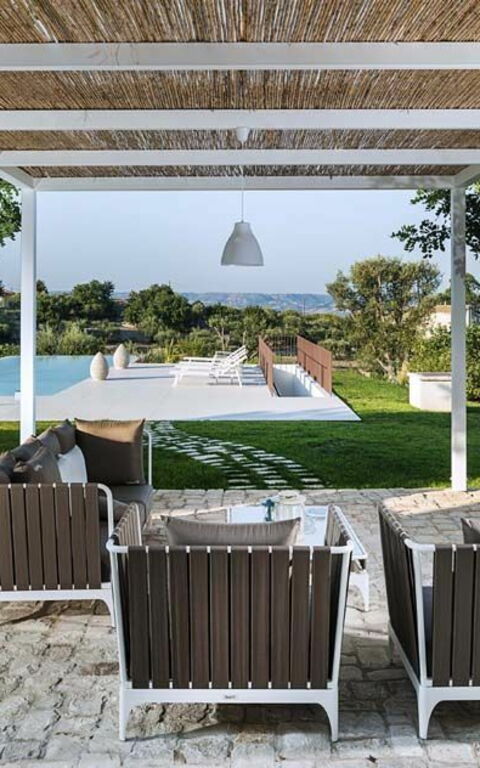 Villa Casi o Cantu: Utomhus