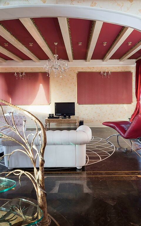 Villa Drago Spa: Vardagsrum