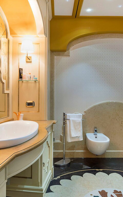 Villa Drago Spa: Badrum