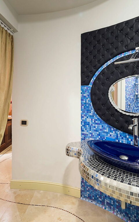 Villa Drago Spa: Badrum