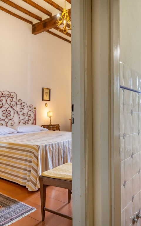 Villa Cangeli: Badrum, sovrum