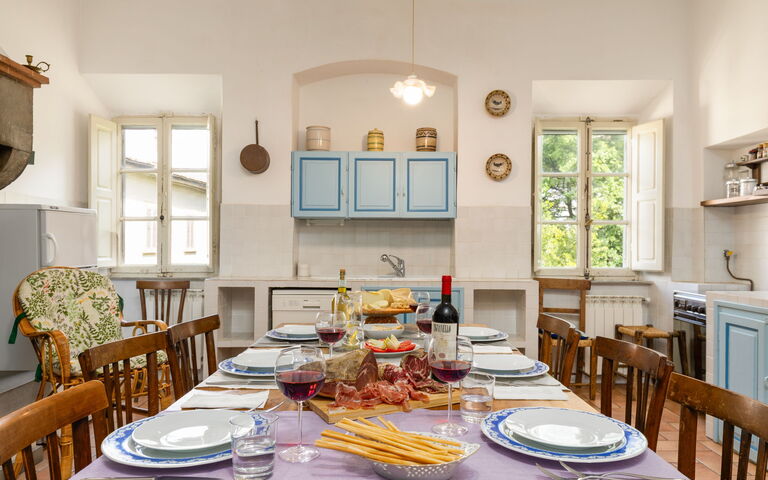 Villa Cangeli: Kök, Lunchrum