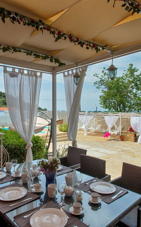 Villa Giador: Balkong / terrass / uteplats, Utomhus