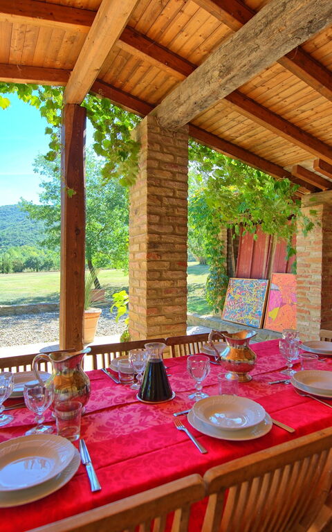 Villa Edo: Lunchrum, Utomhus