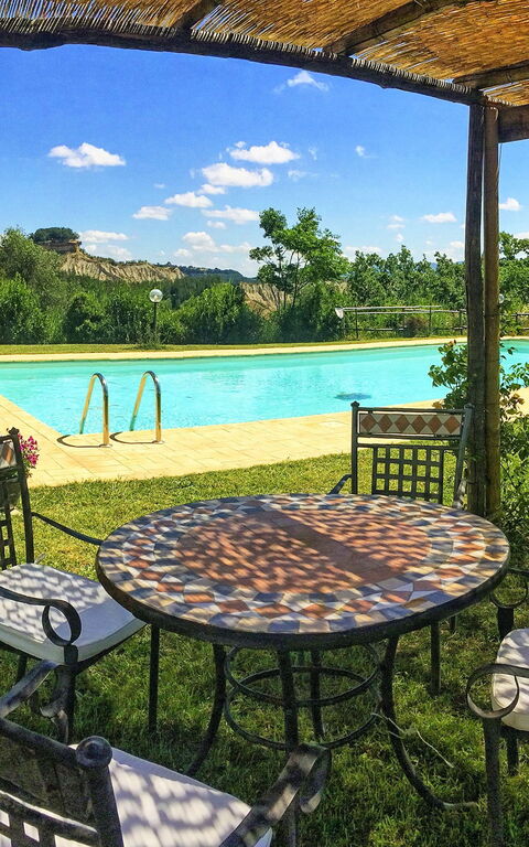 Villa Civita-Old: slå samman, Trädgård