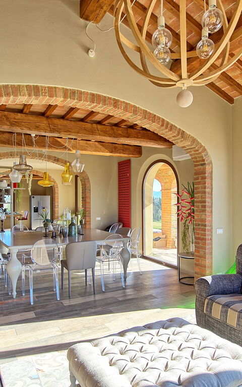 Villa Massimiliano: Lunchrum, Vardagsrum