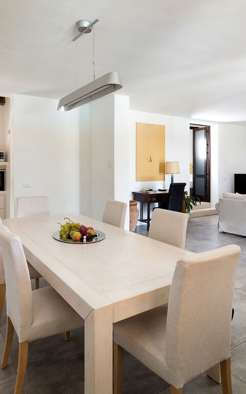 Villa Mara: Lunchrum, Vardagsrum