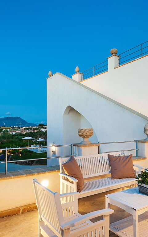 Villa Pigna Bianca: Balkong / terrass / uteplats, Utomhus