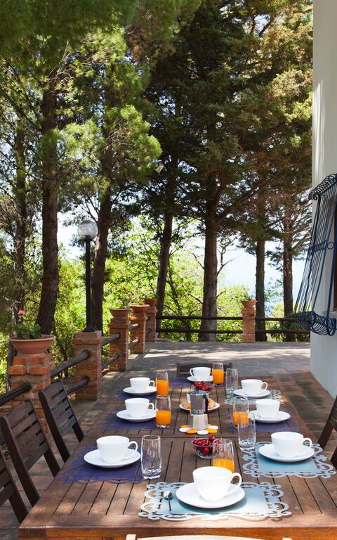 Villa Rocca: Trädgård, Utomhus