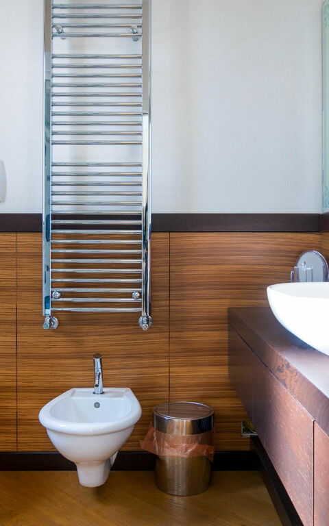 Villa Modigliani: Badrum