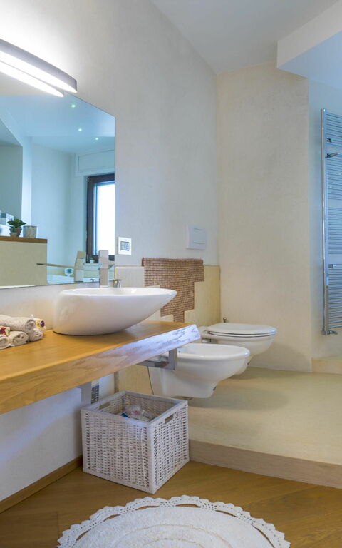 Villa Modigliani: Badrum