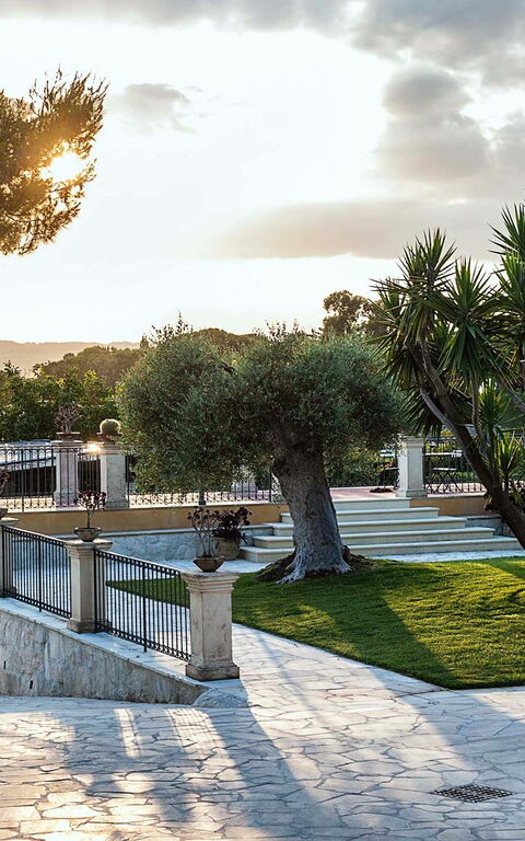 Villa Carolina: Trädgård, Utomhus