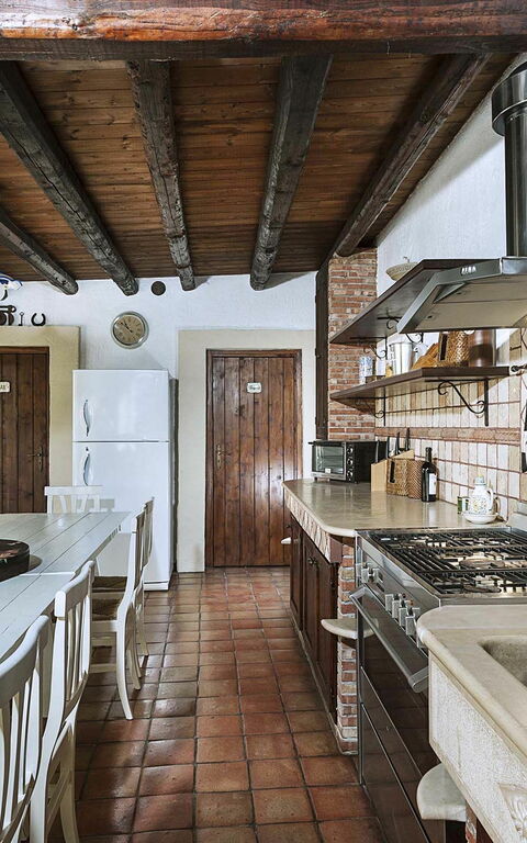 Villa Carolina: Kök, Lunchrum