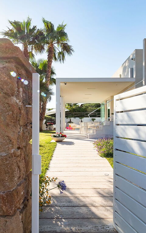 Villa Bellini: Trädgård