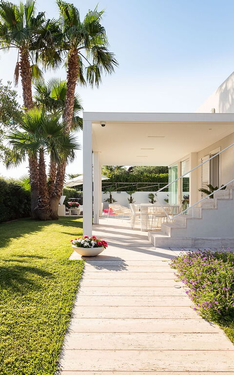 Villa Bellini: Trädgård