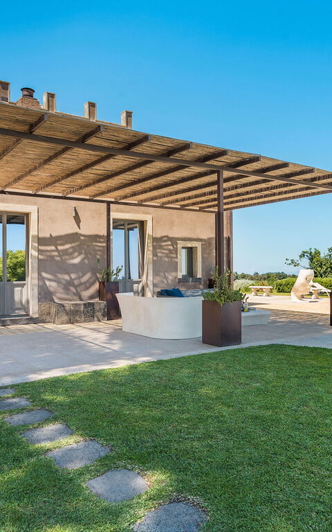 Villa Torre Etnea: Exteriör, Trädgård, Utomhus