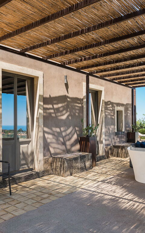 Villa Torre Etnea: Balkong / terrass / uteplats, Exteriör, Utomhus