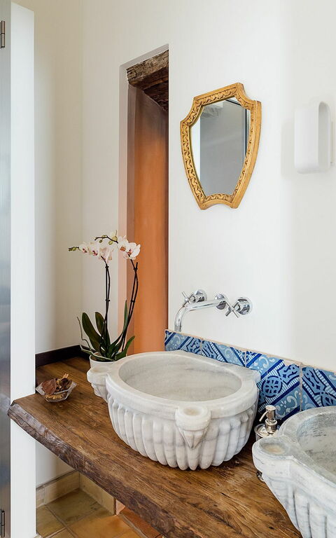 Villa Torre Etnea: Badrum