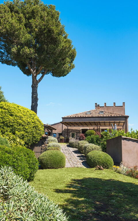 Villa Torre Etnea: Exteriör, Trädgård, Utomhus