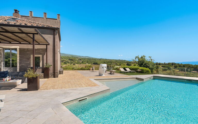 Villa Torre Etnea: Exteriör, slå samman, Utomhus