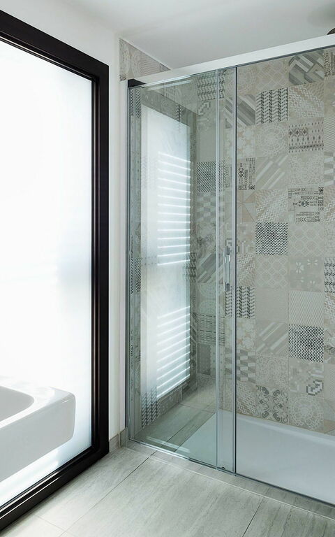 Villa San Lorenzo Rosmarino: Badrum