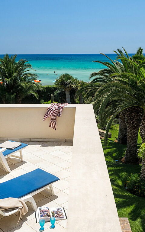 Villa La Plage: Balkong / terrass / uteplats