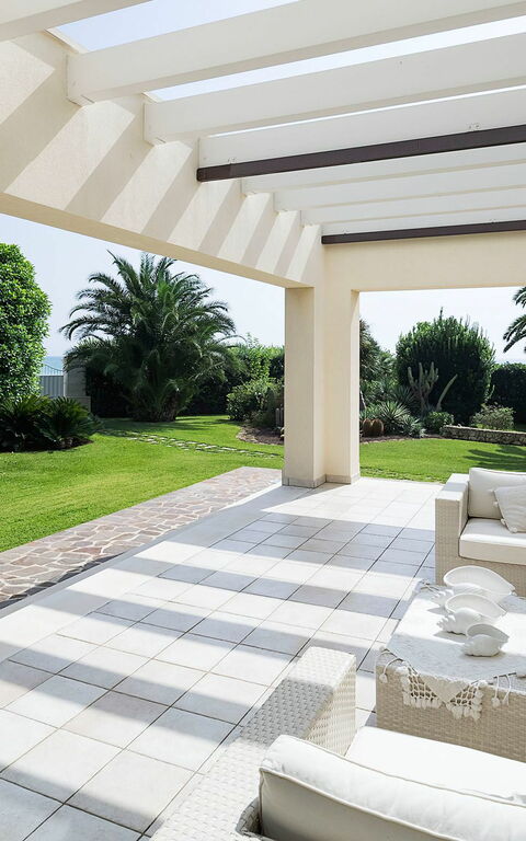 Villa La Plage: Balkong / terrass / uteplats