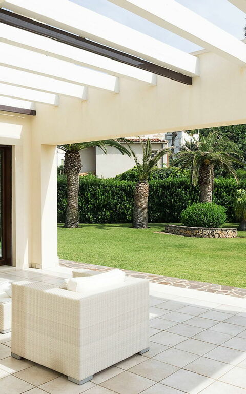 Villa La Plage: Balkong / terrass / uteplats