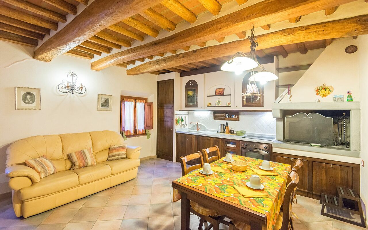 Semesterboende Argento: Kök, Lunchrum, Vardagsrum