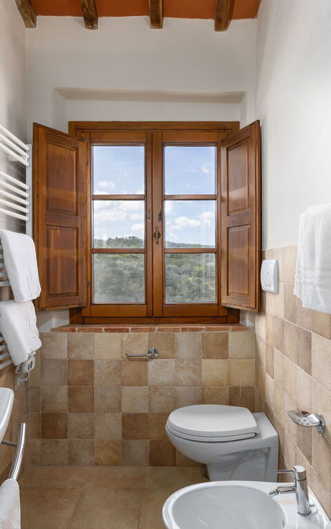 Villa Il Caggio: Badrum