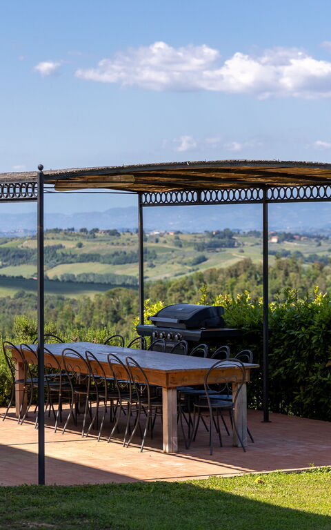 Villa Il Caggio: Balkong / terrass / uteplats, Exteriör, Utomhus, Visningar