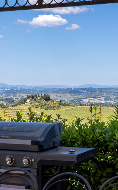 Villa Il Caggio: Balkong / terrass / uteplats, Exteriör, Utomhus, Visningar