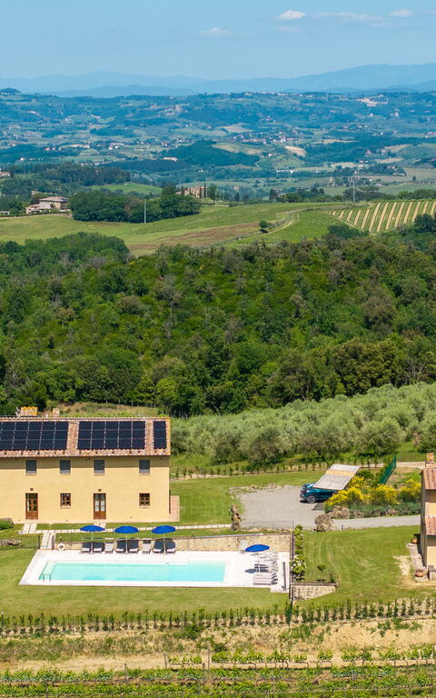 Villa Il Caggio: slå samman, Visningar