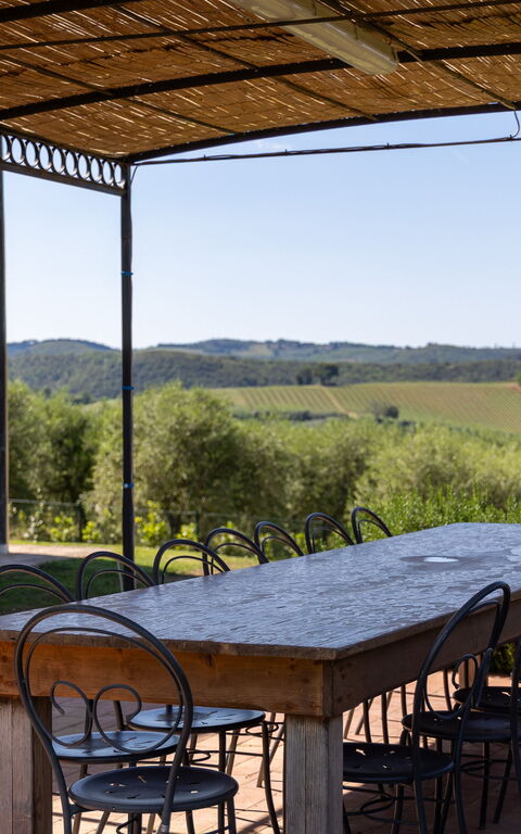 Villa Il Caggio: Balkong / terrass / uteplats, Exteriör, Utomhus, Visningar