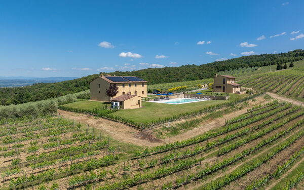 Villa Il Caggio: slå samman, Visningar