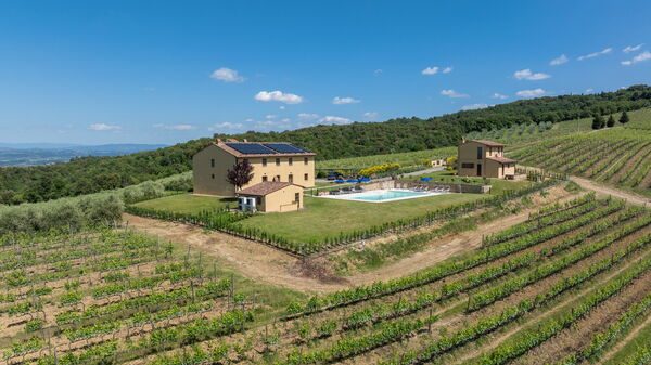 Villa Il Caggio: slå samman, Visningar