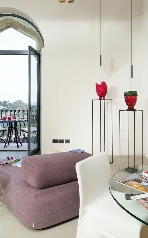 Torre Isola Bella: Lunchrum, Vardagsrum