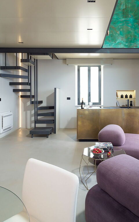 Torre Isola Bella: Lunchrum, Vardagsrum