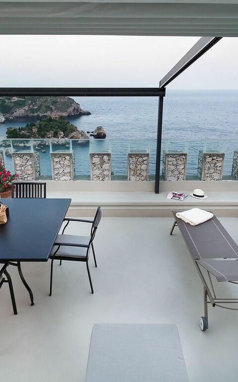 Torre Isola Bella: Balkong / terrass / uteplats