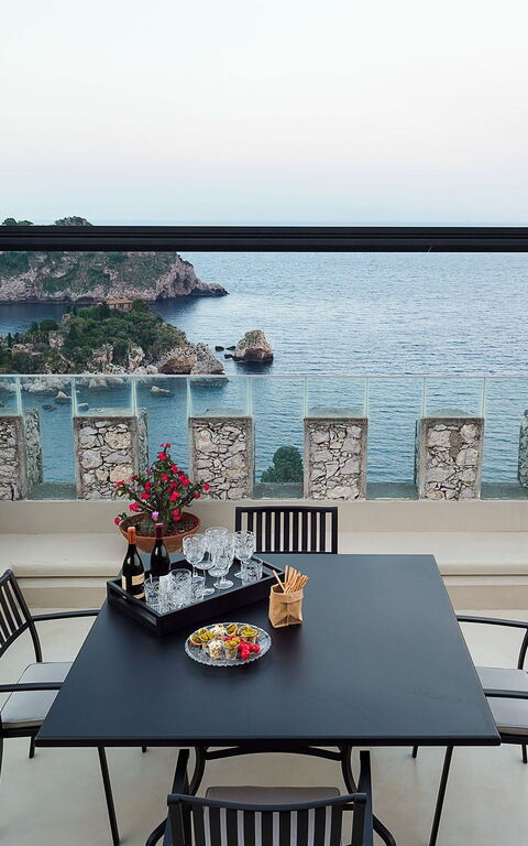 Torre Isola Bella: Balkong / terrass / uteplats