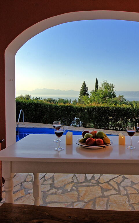 Villa Melodia: Balkong / terrass / uteplats, Utomhus