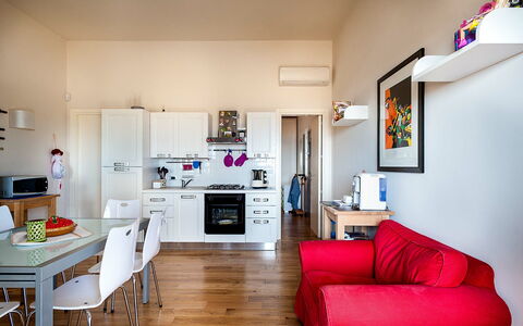 Semesterboende Vela: Kök, Lunchrum, Vardagsrum